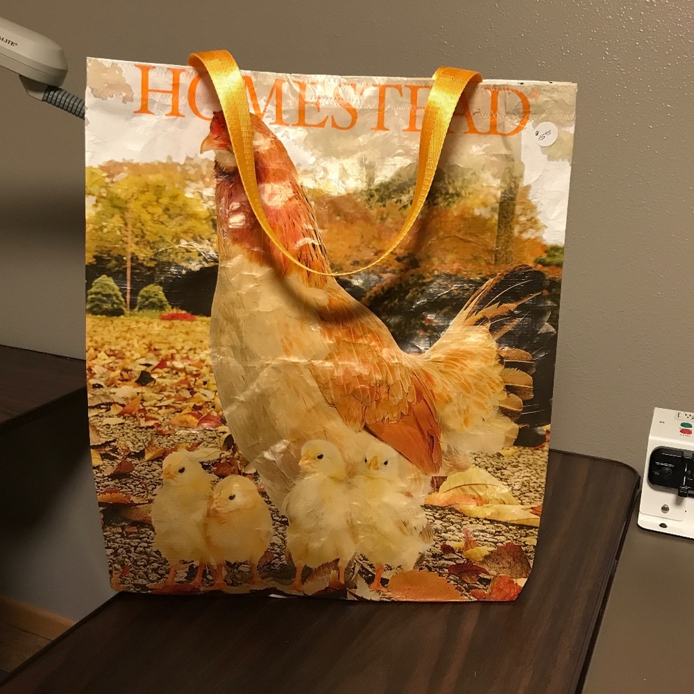 Up-Cycled Feed Bag Tote